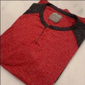 🆕 ALPHA BETA Red T Shirt Size Medium 14/16